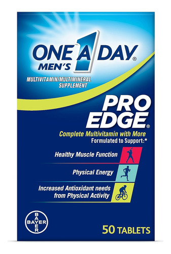 One A Day Pro Edge Multivitaminico Para Hombre 50 Unidades