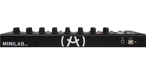 Imagen 7 de 10 de Teclado Midi Arturia Minilab Mkii 25 Deep Black Sensitivo