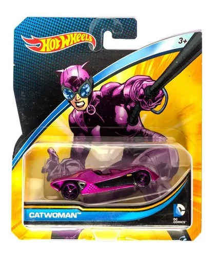 Hot Wheels Character Cars Dc Catwoman Gatubela Dmm15*