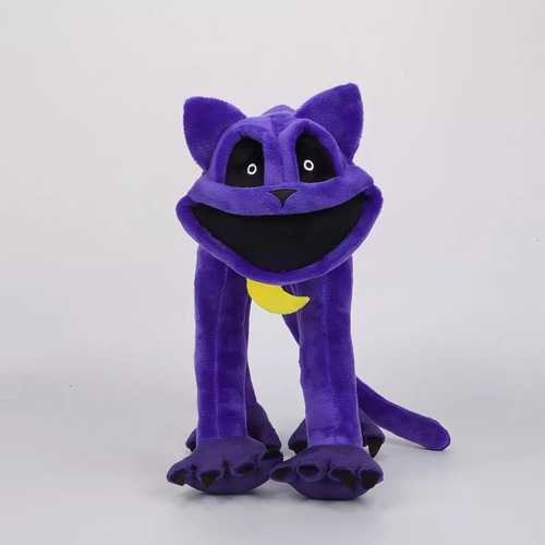 L Bichos Sonrientes Gato Morado Monstruo Sonriente Animal