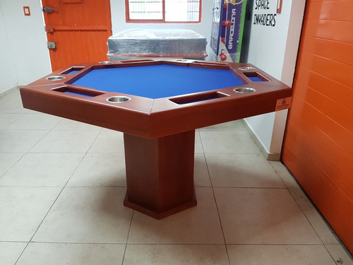 Mesa De Poker O Cartas Hexagonal - Bago