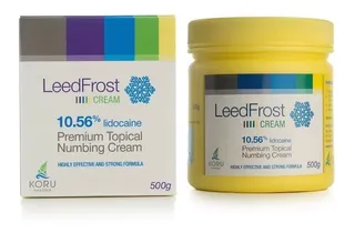 Crema Anestesica Leed Frost 10.56% Lidocaina Tarro 500 Gr