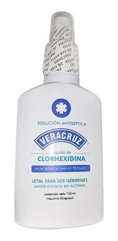 Solución Antiséptica Veracruz® 125ml | Líquido Clorhexidina