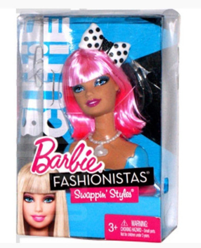 Cabeza Barbie Fashionista Cutie