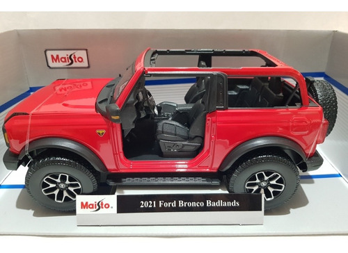 Auto A Escala 1/18 Ford Bronco Badlands Maisto