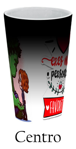 Taza Mágica Cónica 17oz Hulk Viuda Negra