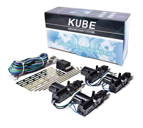 Imagen 2 de 7 de Cierre Centralizado Universal Kube 4 Puertas Completo Autos