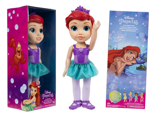 Muñeca Ariel Disney Bailarina De Ballet 38cm Tapimovil