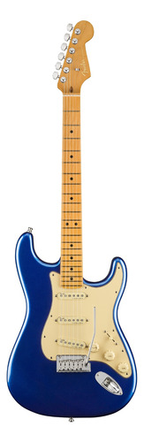 Guitarra eléctrica Fender American Ultra Stratocaster de aliso cobra blue uretano brillante con diapasón de arce