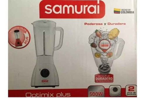 Licuadora Samurai 500w Potencia Garantizada Calidad Sin Iva