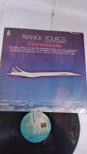 Franck Poucel Y Su Orquesta Concorde Disco De Vinil Original