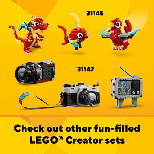 Camión De Plataforma Toy Lego Creator 3 En 1 Con Helicóptero