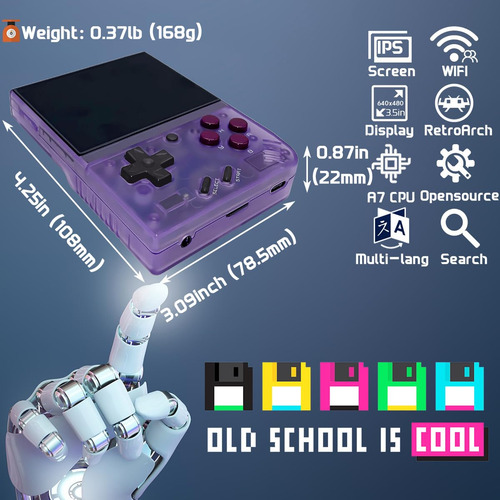 Consola De Jogos Portátil Fingerevo Miyoo Mini Plus 3.5