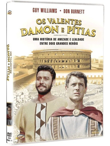 Os Valentes Damon E Pítias - Dvd - Guy Williams Don Burnett