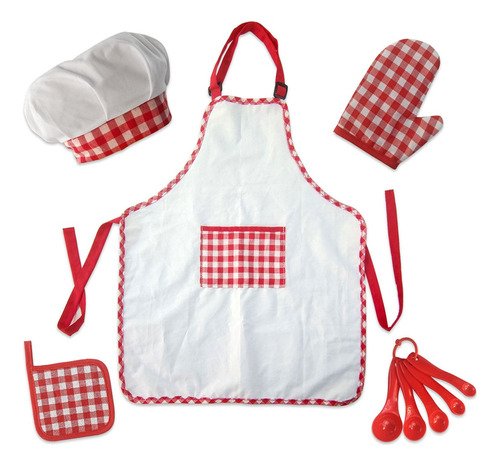 Children's Pastry Kit Chef Dress Up Kitchen Cosplay Av