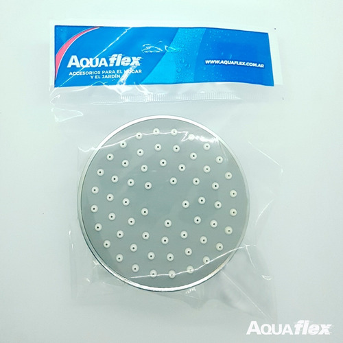 Imagen 2 de 9 de Flor De Ducha Cromada 12 Cm 7011c Anti-calcárea Aquaflex