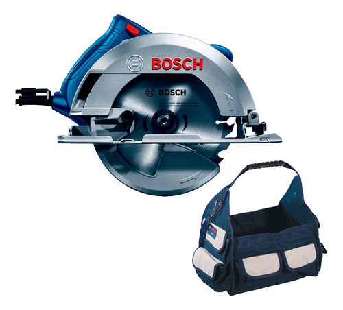 Serra Circular 7.1/4pol. 1500w Com Bolsa Profissional Bosch