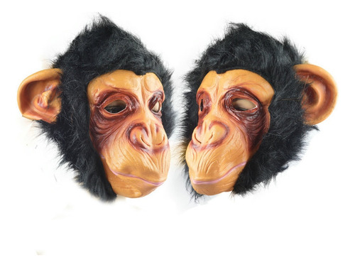 Máscara Novelty Lubber Latex Animal Chimpanzé Macaco Head Do