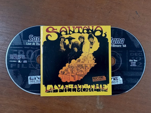 Cd Santana - Live At The Fillmore 68 (1997) Doble Usa R5