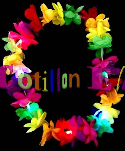 Cotillon Collares Hawaianos Luminosos Led X 20 Unidades