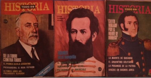Todo Es Historia N° 10-12-13 / Guemes / De La Torre /dorrego (Usado)