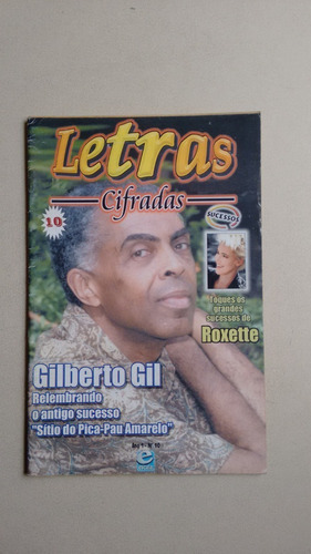 Mini Revista Letras Cifradas 10 Gilberto Gil Roxette U800