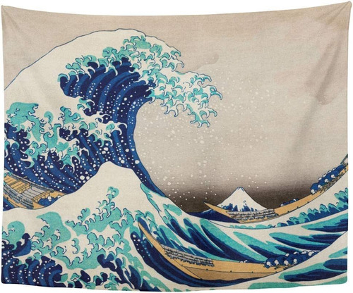 Yongcoler The Great Wave - Tapiz De Japón, Decoración De Par