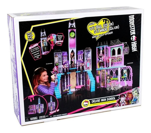 Monster High Escuela De Lujo Casa Mansion Muñecas Mattel