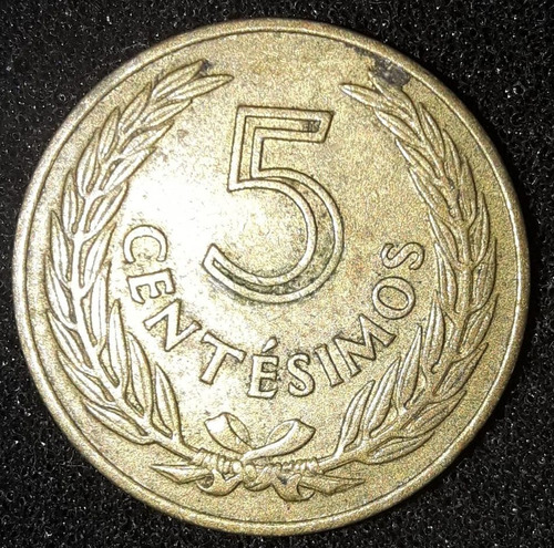 Moeda 5 Centesimos Ano 1960 Uruguai