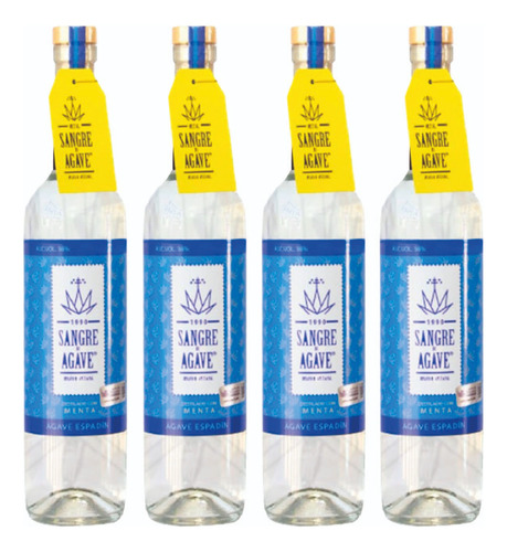 Sangre De Agave - Menta & Miel - 4pack (1800 Ml)