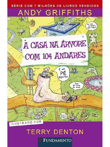 A Casa Na Árvore Com 104 Andares, De Griffiths, Andy. Editora Fundamento, Capa Mole Em Português
