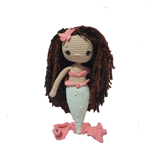 Amigurumi Muñeca Sirenita Tejido Crochet Artesanal Niñas