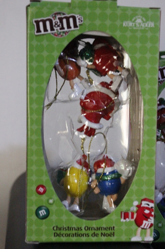 Figura Navideña M&m Pack De 5  (decoracion Noel) 