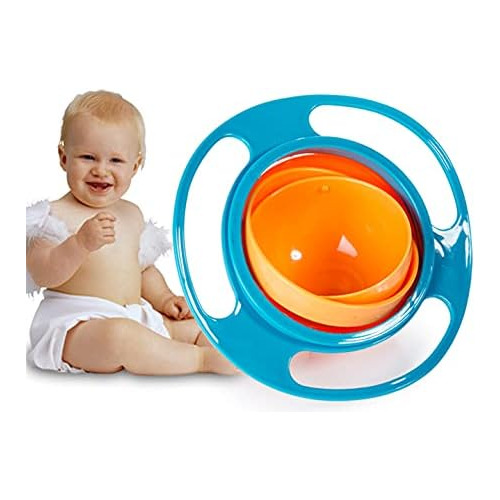 Gyro Bowl   De Derrames Bebés, 360 Grados De Rotación