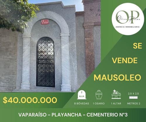 Se Vende Mausoleo Capillas, Cementerio 3 Playa Ancha