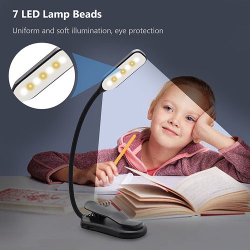 I Led Recargable Luz Del Libro De La Noche De Lectura De La