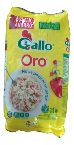 Arroz Gallo Oro Parboil 1 Kg Sin Tacc 