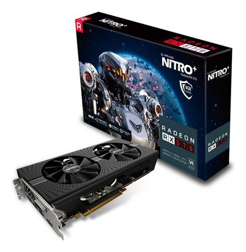 Placa De Video Sapphire Amd Ati Radeon Rx 570 8gb Nitro