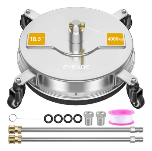 Eveage Limpiador De Superficies De Hidrolavadora De 18.5 Pul