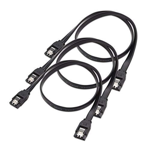 Cable Matters - Paquete De 3 Cable Sata Sata Iii 6.0 Gbps Re