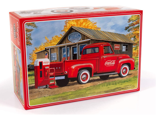 Round 2 Amt  Ford Pickup (coca-cola) Kit De Modelo A Escala.