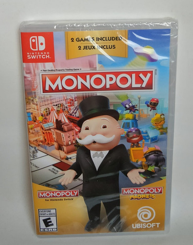 Monopoly + Molopoly Madness 2 En 1 Nuevo Físico Switch