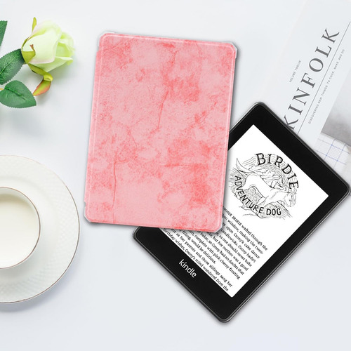 Funda Para Kindle Paperwhite 11a Generacion Marmol Rosa
