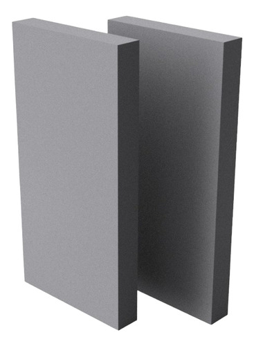Panel Acústico Mazzieri Assor 4 2pack 60x120cm Color Plata