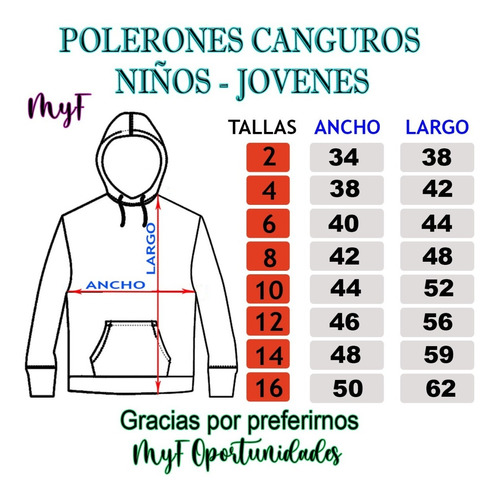 Polerón Canguro Minecraft Niños, Jóvenes