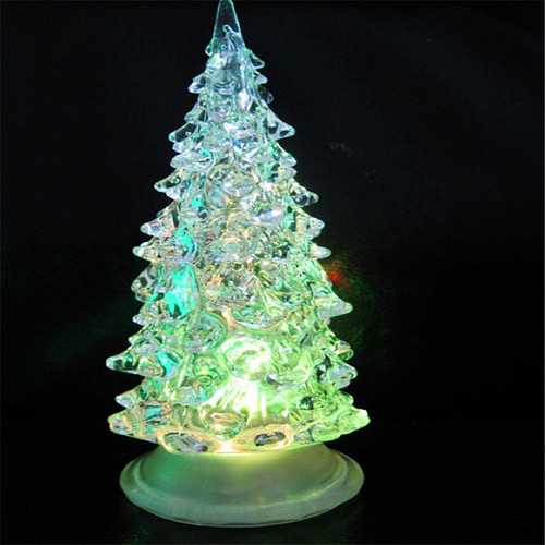 Decoración Navideña Con Luz Nocturna Led Colorida Para Árbol