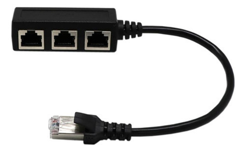 A Cable Divisor De Ethernet Rj45, Rj45 1 Macho A 3 X Puerto