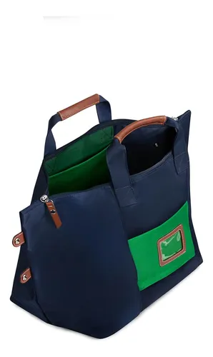 Longvoyage Bolso Mujer - Sac Travel Bag, Marino, Viaje