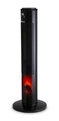 Imagen 2 de 4 de Calefactor eléctrico Liliana Towerflame TCH50 negro 220V-240V