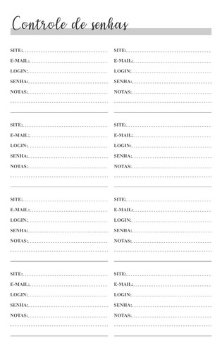 Imagem 8 de 10 de Planner Digital Para Organização Da Mente
